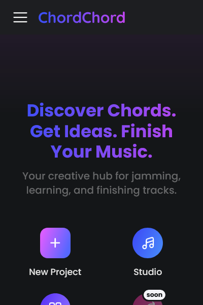New ChordChord, online chord progression generator powered by AI